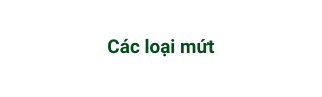 Các loại mứt