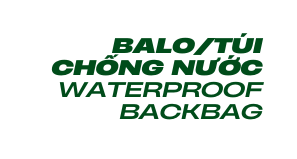 Balo túi CHỐNG NƯỚC waterproof backbag